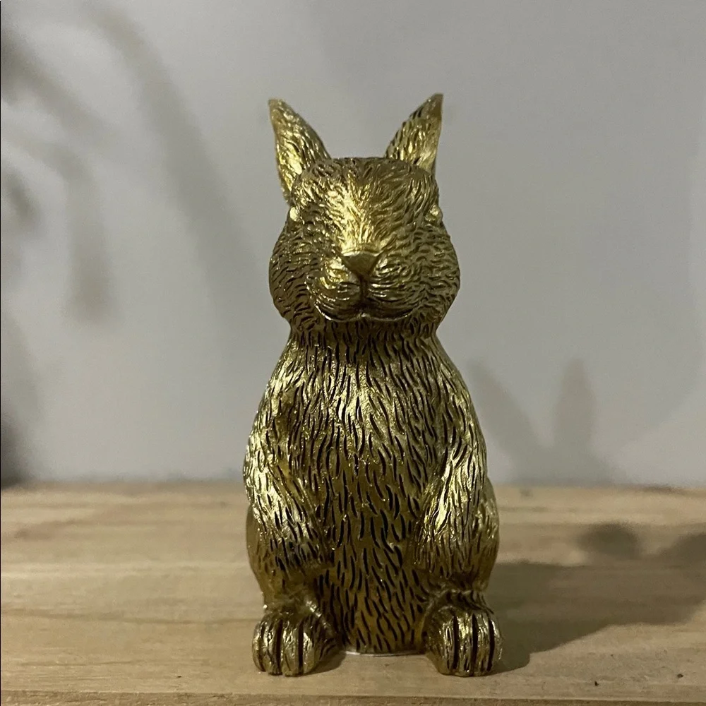 Target bullseye playground Gold Resin Bunny Easter Spring Decor 2026 Set of 2